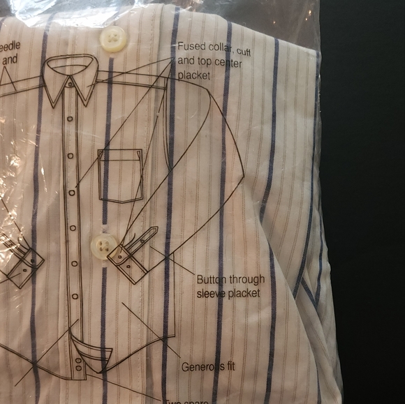 ๐ 3 for $15 Deal! ๐David Taylor button up dress shirt 17.5 32 33 - Picture 5 of 10